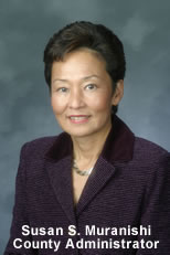 photo of County Administrator Susan S. Muranishi